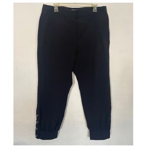 Worthington Jogger Dress Pants Curvy Fit Perfect Trouser Womens Size 14 Black.